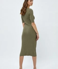 Desires Dresses & Jumpsuits Geisha Rib Dress - MERMAID GREEN