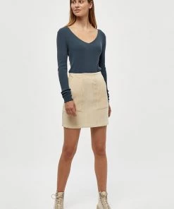 Desires Knits & Cardigans Geisha Rib Pullover - DARK SLATE