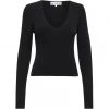 Desires Knits & Cardigans Geisha Rib Pullover - BLACK