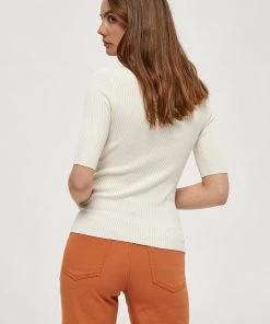 Desires Geisha Rib Tee - GARDENIA Tops & T-shirts