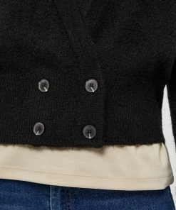 Desires Knits & Cardigans Genia Cardigan - BLACK