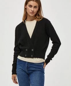 Desires Knits & Cardigans Genia Cardigan - BLACK