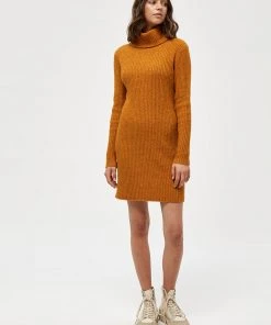 Desires Dresses & Jumpsuits Genia Dress - BUCKTHORN BROWN MEL