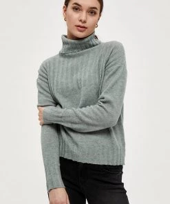 Desires Genia Pullover - SLATE BLUE MELANGE