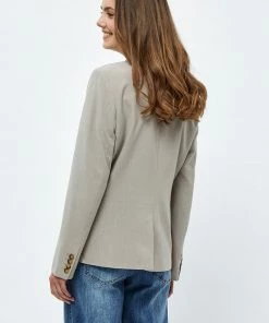 Desires New In Gira Blazer - CHINCHILLA