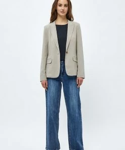 Desires New In Gira Blazer - CHINCHILLA