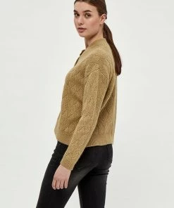 Desires Knits & Cardigans Gisella Cardigan - GRAY GREEN