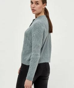 Desires Knits & Cardigans Gisella Cardigan - SLATE BLUE