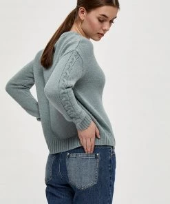 Desires Gisella Pullover - SLATE BLUE Knits & Cardigans