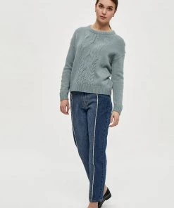 Desires Gisella Pullover - SLATE BLUE Knits & Cardigans