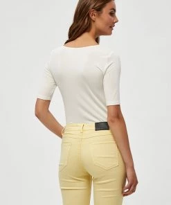 Desires Tops & T-shirts Giselle Lace Tee - GARDENIA