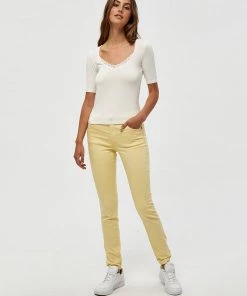 Desires Tops & T-shirts Giselle Lace Tee - GARDENIA