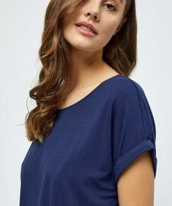 Desires Tops & T-shirts Giselle Tee - NAVY