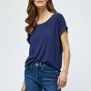 Desires Tops & T-shirts Giselle Tee - NAVY