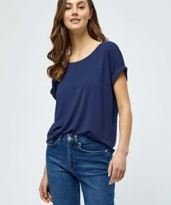 Desires Tops & T-shirts Giselle Tee - NAVY