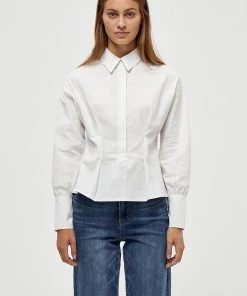 Desires Gista Shirt - WHITE Blouses & Shirts