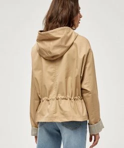 Desires Hadi Jacket - Nomad Sand Jackets & Coats
