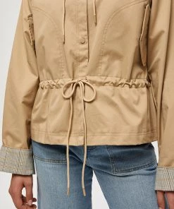 Desires Hadi Jacket - Nomad Sand Jackets & Coats