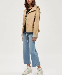 Desires Hadi Jacket - Nomad Sand Jackets & Coats