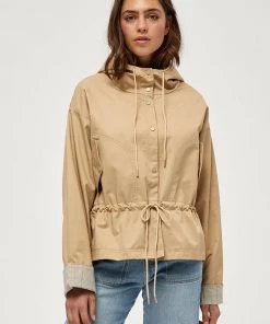 Desires Hadi Jacket - Nomad Sand Jackets & Coats