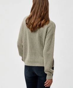 Desires Haisley O-neck Pullover - MERMAID GREEN