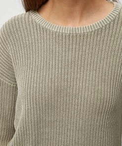 Desires Haisley O-neck Pullover - MERMAID GREEN