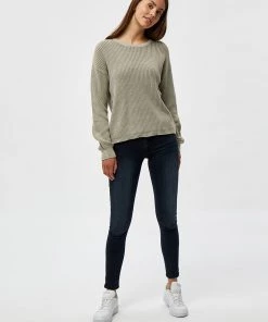 Desires Haisley O-neck Pullover - MERMAID GREEN
