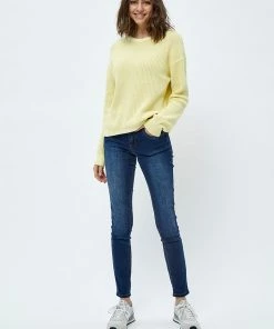 Desires Haisley O-neck Pullover - YELLOW LEMON