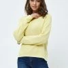 Desires Haisley O-neck Pullover - YELLOW LEMON
