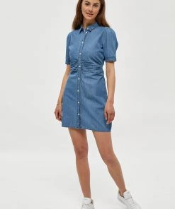 Desires Dresses & Jumpsuits Hala Dress - MID BLUE DENIM