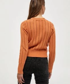 Desires Halia Cardigan - Caramel Brown