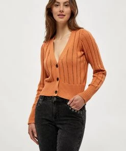 Desires Halia Cardigan - Caramel Brown