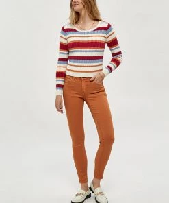 Desires Halia Long Sleeve Pullover - GARDENIA PR