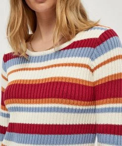 Desires Halia Long Sleeve Pullover - GARDENIA PR