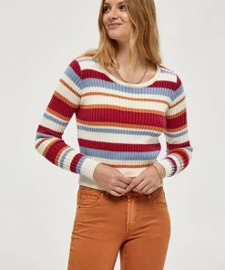 Desires Halia Long Sleeve Pullover - GARDENIA PR