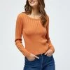 Desires Halia Pullover - Caramel Brown Knits & Cardigans