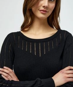Desires Halia Pullover - BLACK