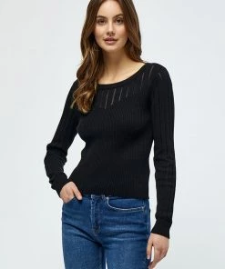 Desires Halia Pullover - BLACK