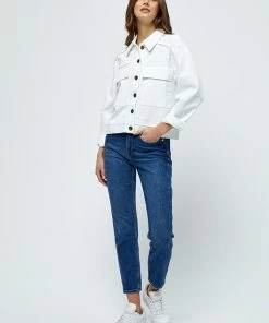 Desires Blouses & Shirts Halisa Short Shirt Jacket - WHITE