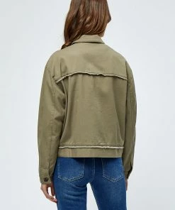 Desires Halisa Short Shirt Jacket - MERMAID GREEN Blouses & Shirts