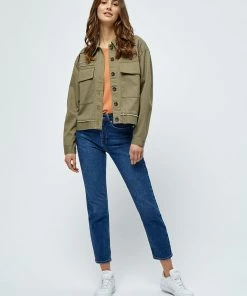 Desires Halisa Short Shirt Jacket - MERMAID GREEN Blouses & Shirts