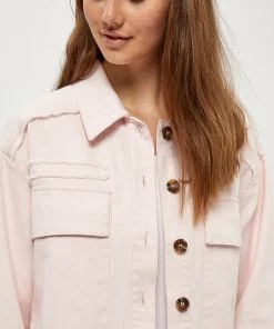 Desires Halisa Short Shirt Jacket - CRADLE PINK