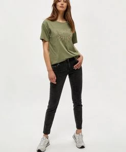 Desires Hanitas Tee - MERMAID GREEN Tops & T-shirts