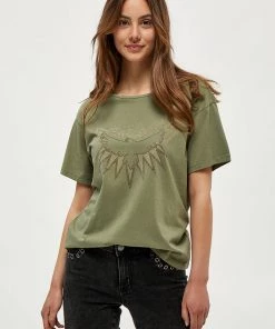 Desires Hanitas Tee - MERMAID GREEN Tops & T-shirts