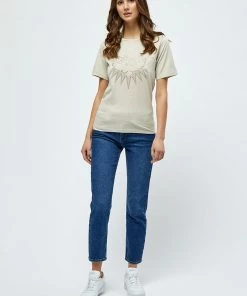 Desires Hanitas Tee - OYSTER GRAY