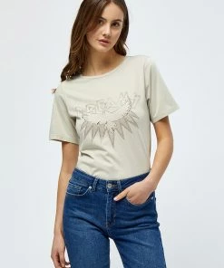 Desires Hanitas Tee - OYSTER GRAY