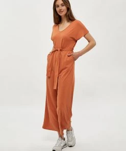 Desires Dresses & Jumpsuits Harper Jumpsuit - Caramel Brown