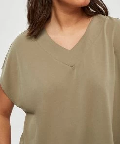 Desires Tops & T-shirts Harper Top - MERMAID GREEN