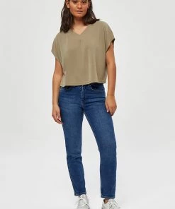 Desires Tops & T-shirts Harper Top - MERMAID GREEN