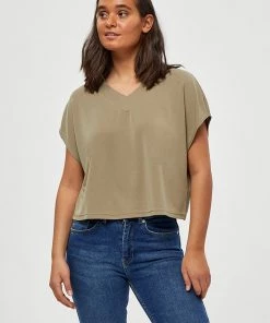 Desires Tops & T-shirts Harper Top - MERMAID GREEN